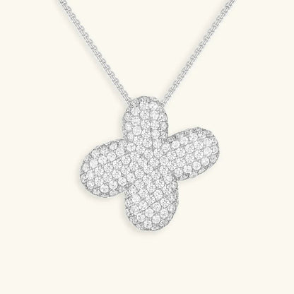 Collar de Diamantes con Inicial en Burbuja