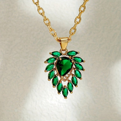 Collar Matilde Corazón de Esmeralda