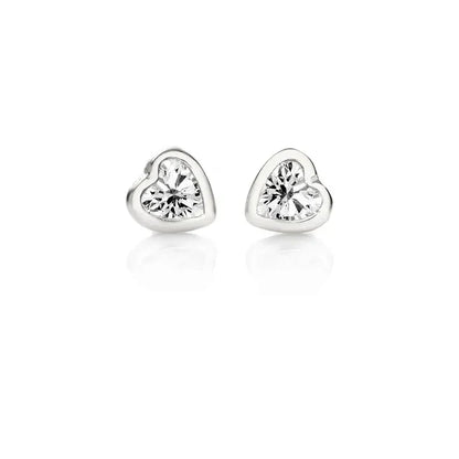 Pendientes en forma de corazón