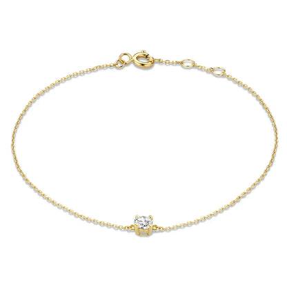 Pulsera Cléa Piedra Moissanite | Oro