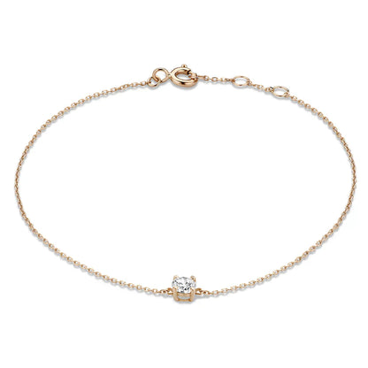 Pulsera Cléa Piedra Moissanite | Oro