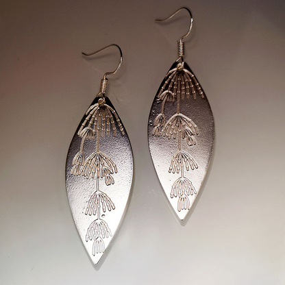 Pendientes étnicos en plata