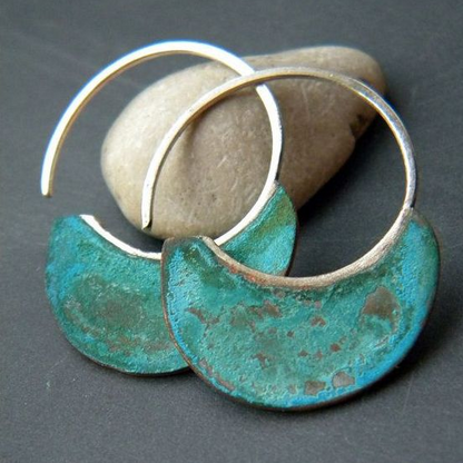 Pendientes vintage de turquesa