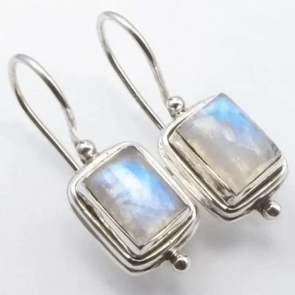 Pendientes Diana con piedras de luna