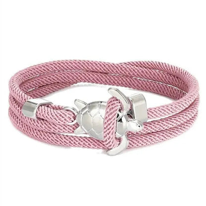 Pulsera artesanal con tortuga marina
