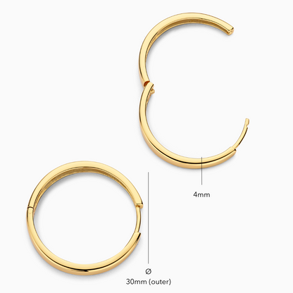 Pendientes Argolla Gia Imperial | Oro