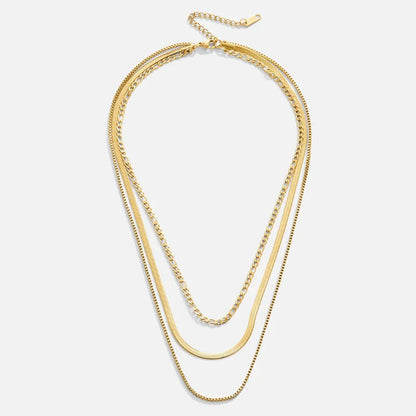 Collar con cadenas en capas Vienna