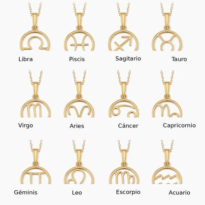 Collar Signo del Zodiaco | Oro